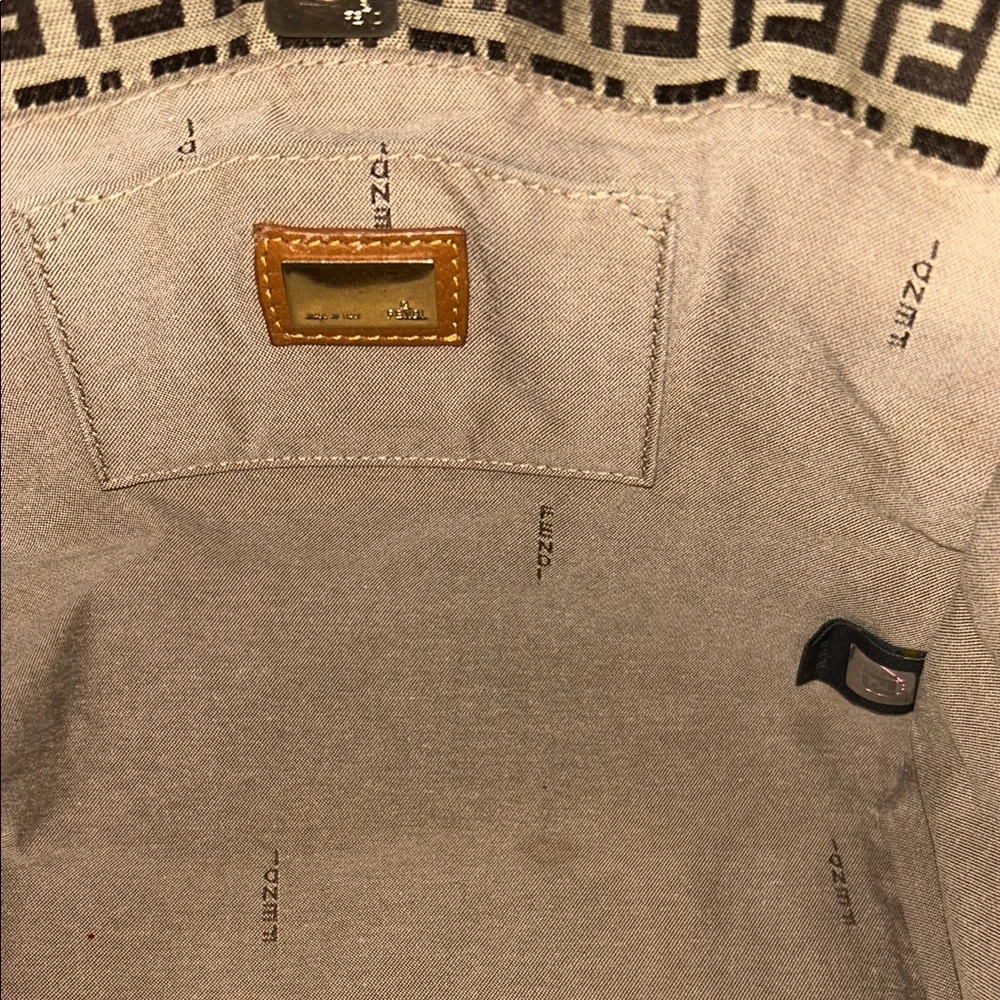 Fendi Signature Brown and Tan Tote - Picture 12 of 16